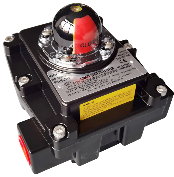 KGSY ALS series limit switch box capable of housing multiple SPDT or DPDT switch configurations.