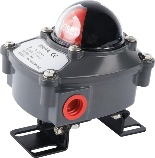 KGSY DSK Series valve position monitor with visual indicator and easy-set cams.